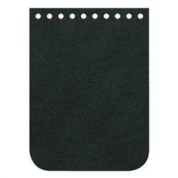 Кожа - Крышка-клапан мини 11 х 15 см. Dark green