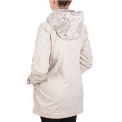F806 BEIGE Ветровка женская CO-COCOPINE (85% хлопок, 15% полиэстер) размер 50 (идет на 56 российский)