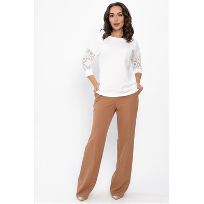 Джемпер Вирджиния НЬЮ (молочный) Б14116-48М