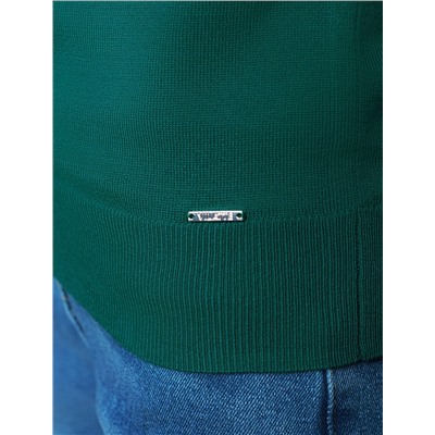 Водолазка тонкой вязки из хлопка с нейлоном