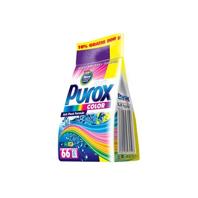 Универсальный стиральный порошок PUROX COLOR, 5,5 кг