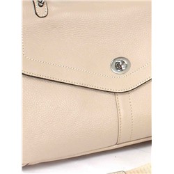 Сумка женская натуральная кожа GU 165-1159,  1отд+карм/перег,  плечевой ремень,  бежевый SALE 253154