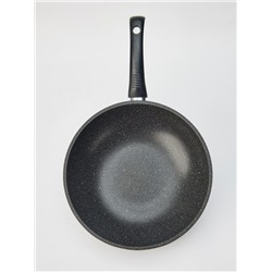 Сковорода-вок без крышки, 28 см. несъемная ручка