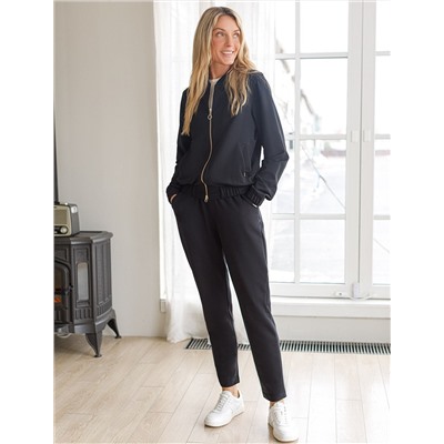 Брюки из премиального хлопка с эластаном