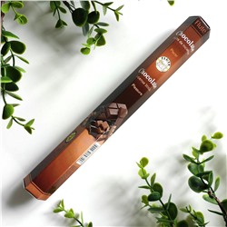Flute CHOCOLATE Incense Sticks, Cycle (ШОКОЛАД ароматические палочки, Удовольствие, Сайкл), шестигранник 20 палочек.