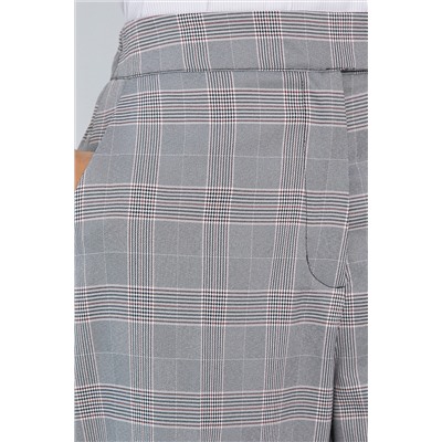 Брюки Брайн (серые/клетка) Б14105-34М