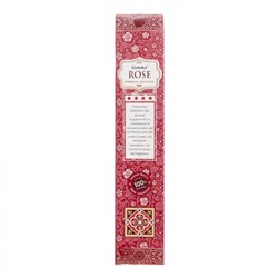 Goloka ROSE Masala Incense (Высококачественные индийские пыльцовые благовония РОЗА, Голока), 15 г.