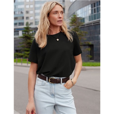 Футболка из премиального хлопка с эластаном