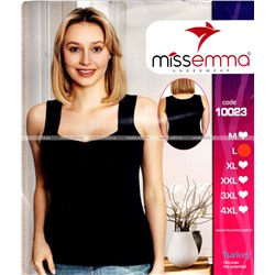 Майки женские Miss Emma Турция широкие бретели арт. 10023 СИНИЕ