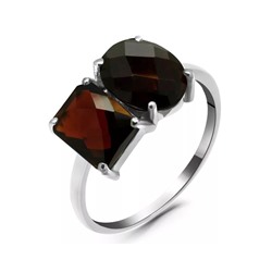 Кольцо из серебра гранат, Авангард