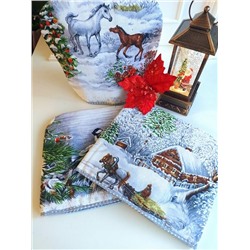 Грелка на чайник "Студеная пора" рогожка хлопок 100%