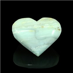 Сердце из амазонита 56*45*23мм, 80г