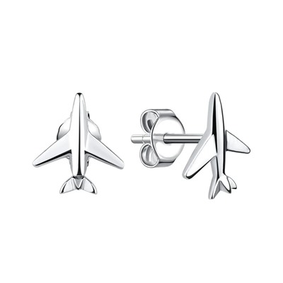 Серьги из серебра без вставки, Л-11917