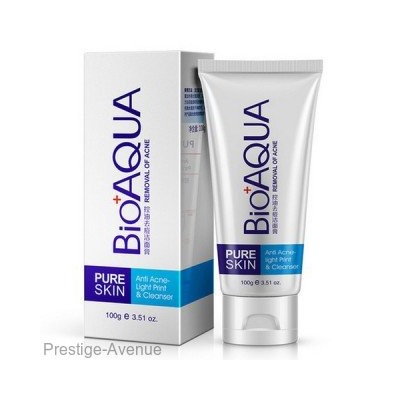 Пенка для умывания от акне Bioaqua removal of acne Pure Skin 0702