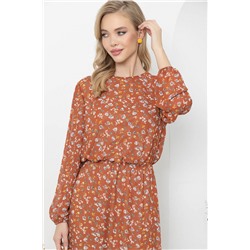 Платье Лорена (корица) П5347