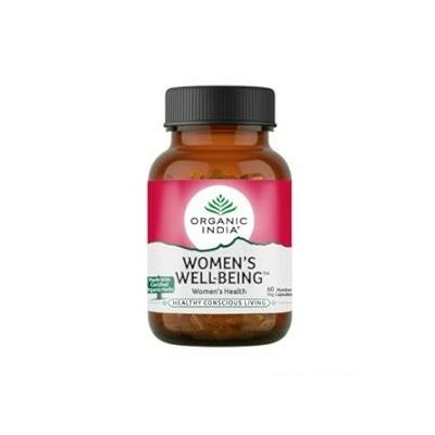 WOMEN'S WELL-BEING, Women's Health, Organic India (УИМЕНС ВЕЛЛ-БИИНГ, женское здоровье, Органик Индия), 60 капс. - СРОК ГОДНОСТИ ДО 14 ИЮНЯ 2025 ГОДА
