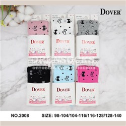 ДЕТСКИЕ КОЛГОТКИ С ПРИНТОМ НА ДЕВОЧКУ ХЛОПОК АССОРТИ DOVER 2008