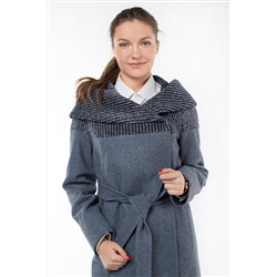 01-10004 Пальто женское демисезонное (пояс)