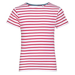 Футболка детская Miles Kids белая с красным