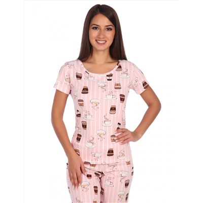 SALE Футболка женская  "Кофе" от Comfi