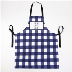 Фартук "Доляна" Best man 70х60 см, рогожка,100% хл, 160г/м2