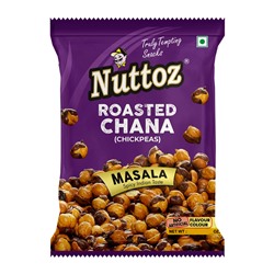 Roasted Chana MASALA Chickpeas, Nuttoz (Жареная чана, нут МАСАЛА пикантный индийский вкус, Наттоз), 25 г.