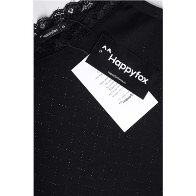 Женская пижама с шортами из ажурного хлопка Happyfox