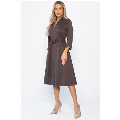 Платье трикотажное Дарьяна НЬЮ (горький шоколад) П14305-18М
