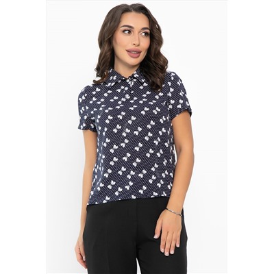 Поло Тренди (синее/бант) Б14100-10М