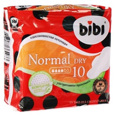 BIBI Normal Dry Ультра д/критических дней 10шт. АКЦИЯ! СКИДКА 7%