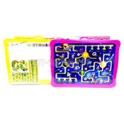 Доска для рисования маркером двухсторонняя + лабиринт в ассортименте JL-107, JL-107