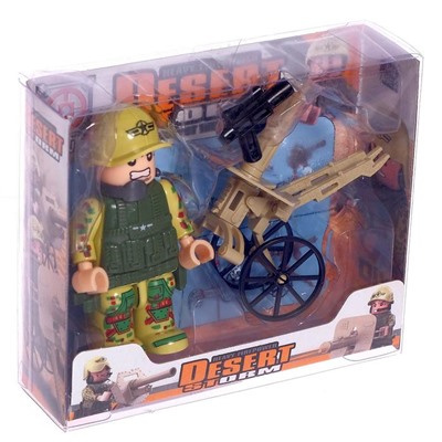 Конструктор фигурка «Военный артиллерист», МИКС