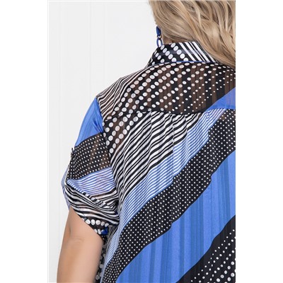 Платье "Эбигейл" (блю) П5821