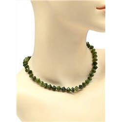 Бусы из нефрита (имитация) огранка 8*8мм, 39см