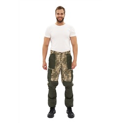 Костюм "ГОРКА-ГОРЕЦ" куртка/брюки, цвет: кмф "Туман"/т.хаки, ткань: Грета