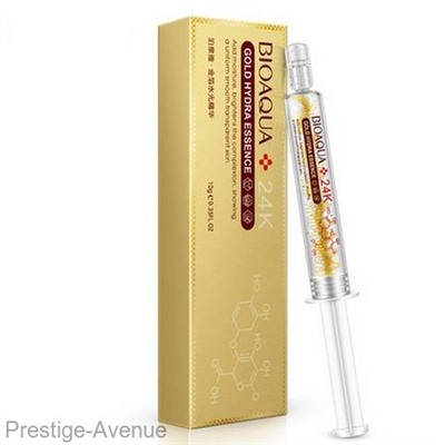 Сыворотка с гиалуроновой кислотой BioAqua Gold Hydra Essence 10мл арт. 5323