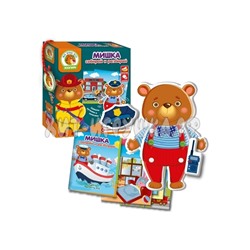 Развивающая игра с подвижными деталями "Мишка" VT2109-06, VT2109-06