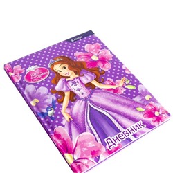 Дневник 1-11кл. 48л. (твердый)  Beautiful Princess, глянцевый AL7108