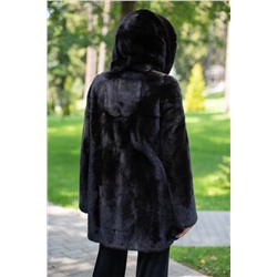 Мехофф Агата80.223-520 темно-коричневый, Полупальто