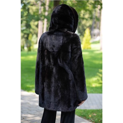 Мехофф Агата80.223-520 темно-коричневый, Полупальто