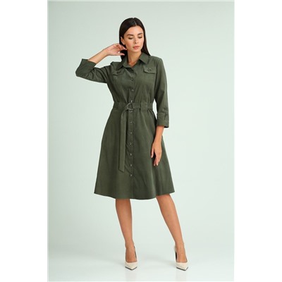 Moda Versal П2343 зеленый, Платье