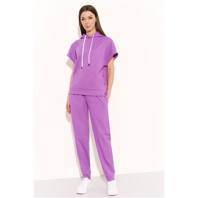DiLiaFashion 0739 фиолетовый, Брюки,  Жилет