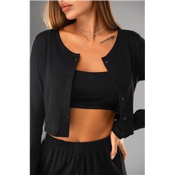 Женская пижама - тройка из ажурного хлопка Happyfox