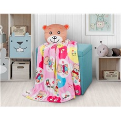 Покрывало-плед "Плюшевое счастье" фланель-микрофибра 150*200 см.