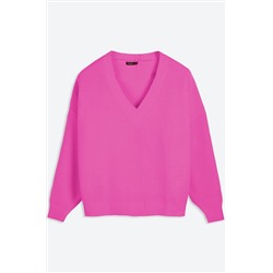 Женский вязаный джемпер оверсайз Happyfox