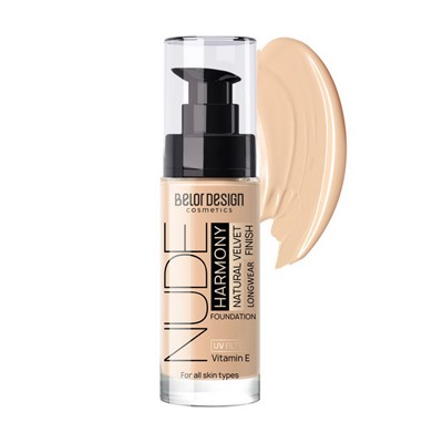 Тональный крем Nude Harmony тон 201 Light beige