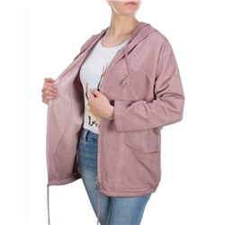 881 PINK Худи длинное женское (95% хлопок, 5% полиэстер) размер 60