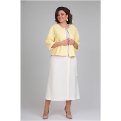 Michel chic 1335 желтый-белый, Брюки,  Жакет