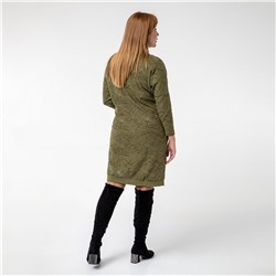 Платье, трикотаж, зеленый