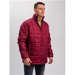 Куртка с воротником бордо